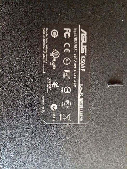 Запчаси ноутбук Asus k50af. Асус. Матрица. Материнка. Процессор. И тд.