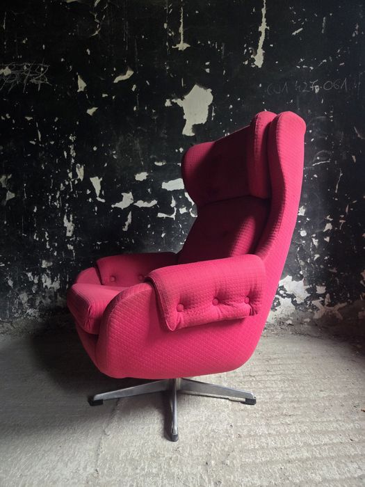 Fotel obrotowy up zavody  Rousinov vintage 60 prl Czechosłowacja