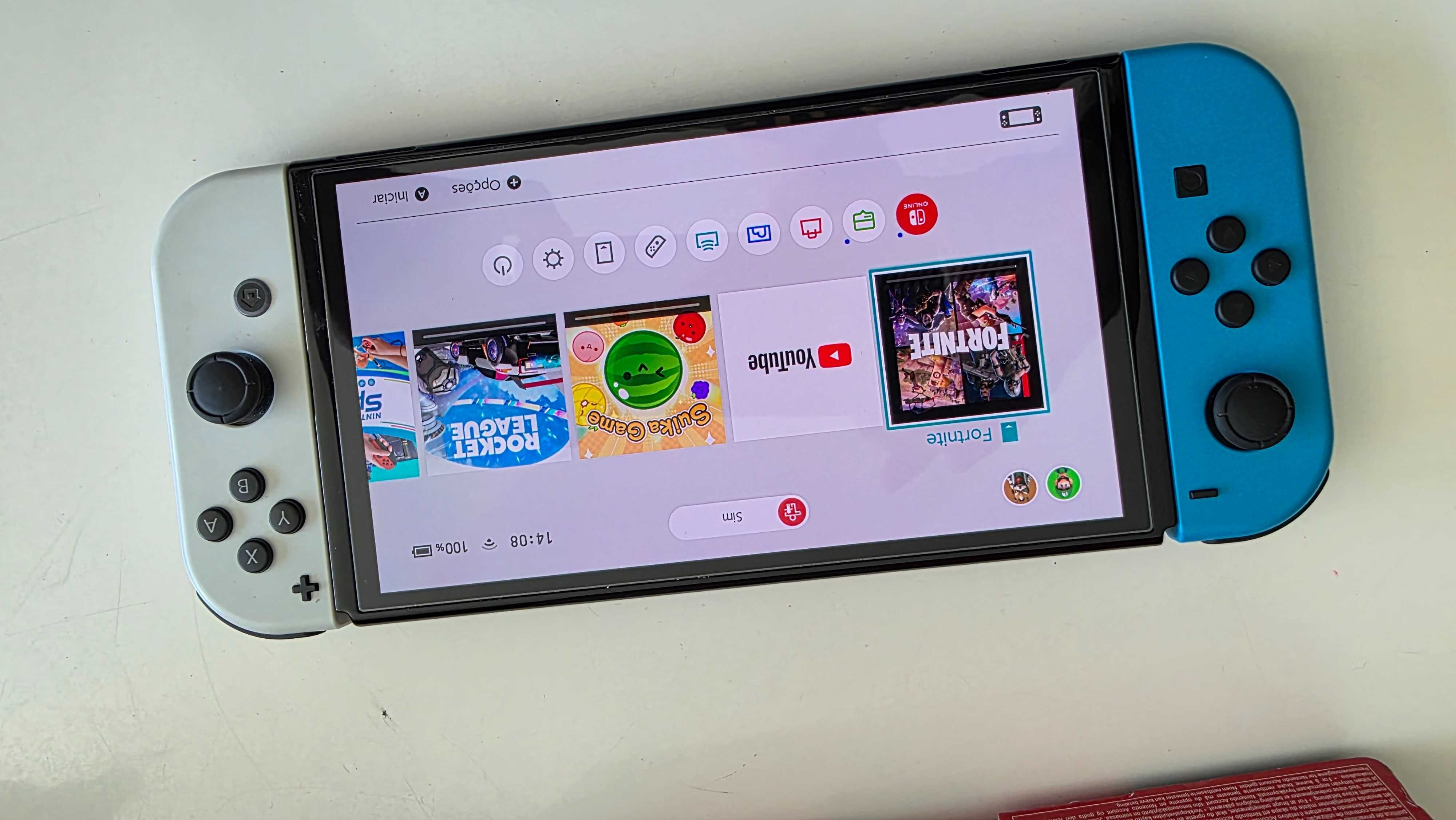 Nintendo Switch OLED 64Gb + 256Gb + Acessórios