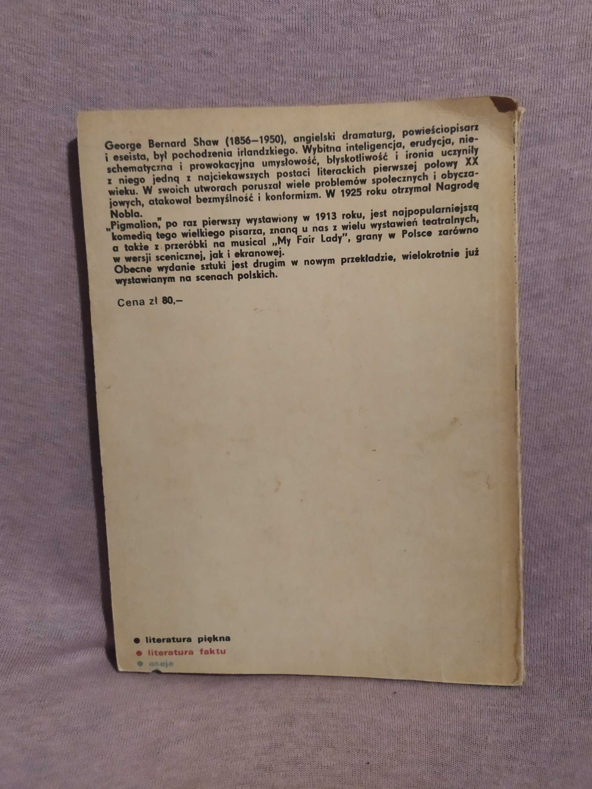 Pigmalion - George Bernard Shaw