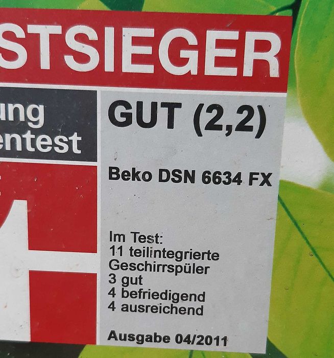 Посудомийна машина BEKO DSN 6634 FX.
