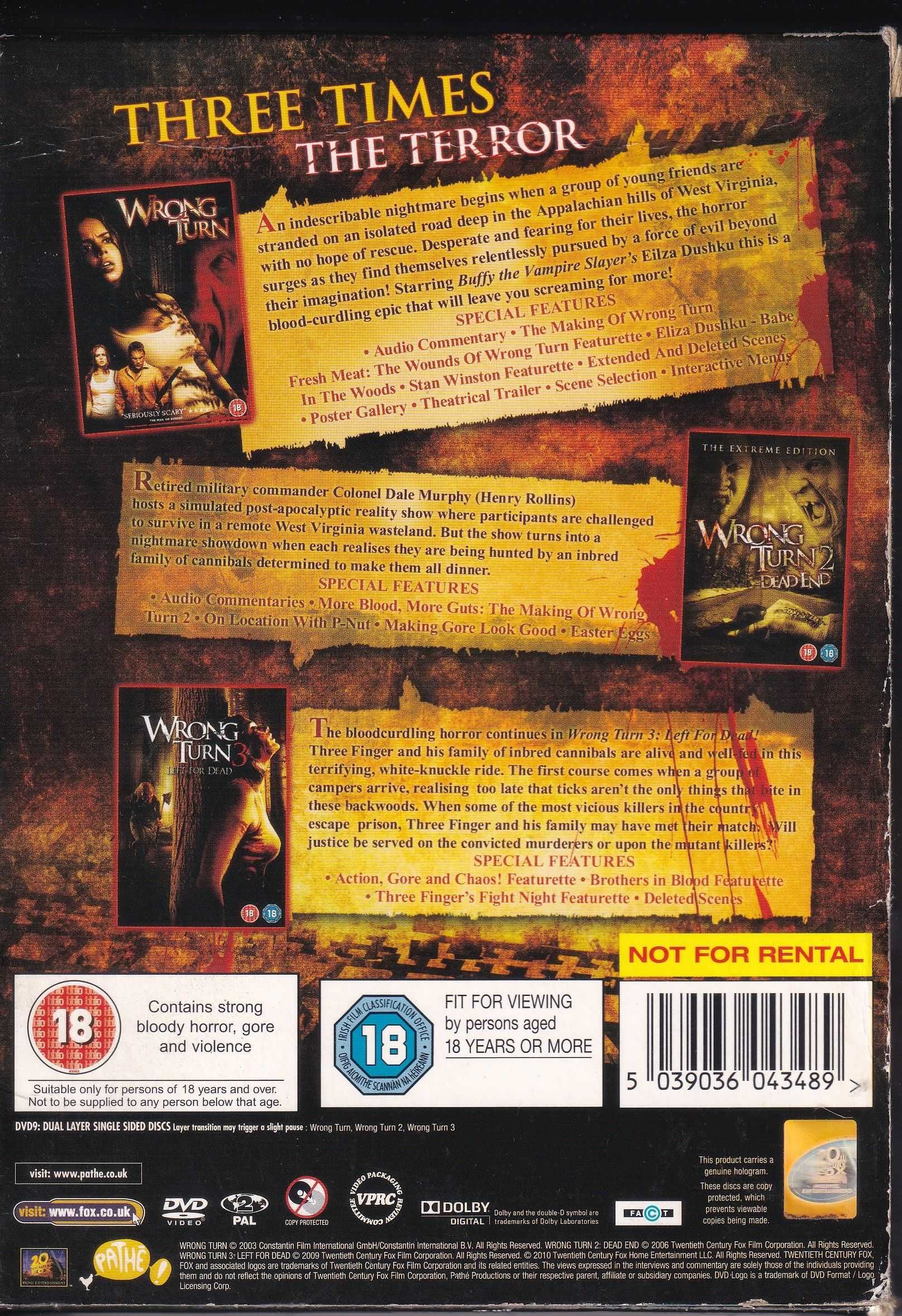 Wrong Turn 3 Movie Pack