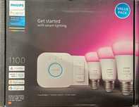 Zestaw startowy PHILIPS HUE 9W E27 (3 szt.) + mostek Bridge*nowy*orygi