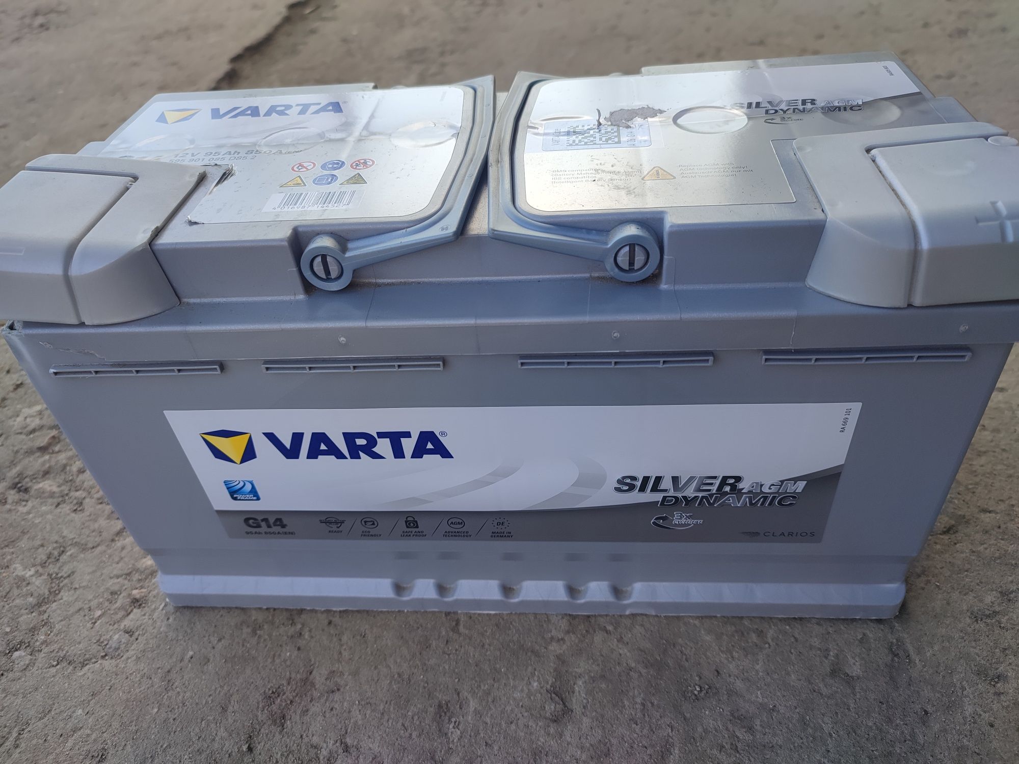 Аккумулятор Varta g 14 12v 95ah 850a