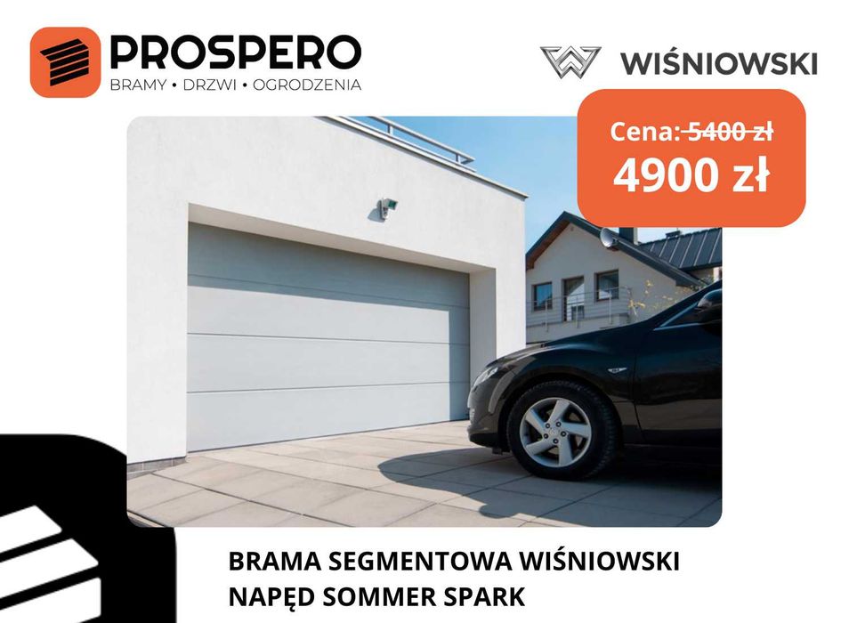 BRAMA garażowa ciepła Wiśniowski 6cm / Mszana, Gorzyczki, Wodzisław