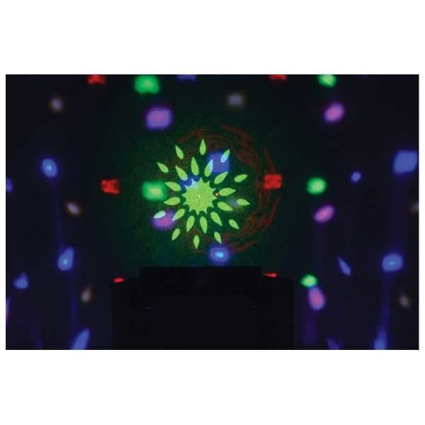 4-Efekty LED Laser Strobo Deby UV MIX Wzorów i kolorów RGBW Pilot