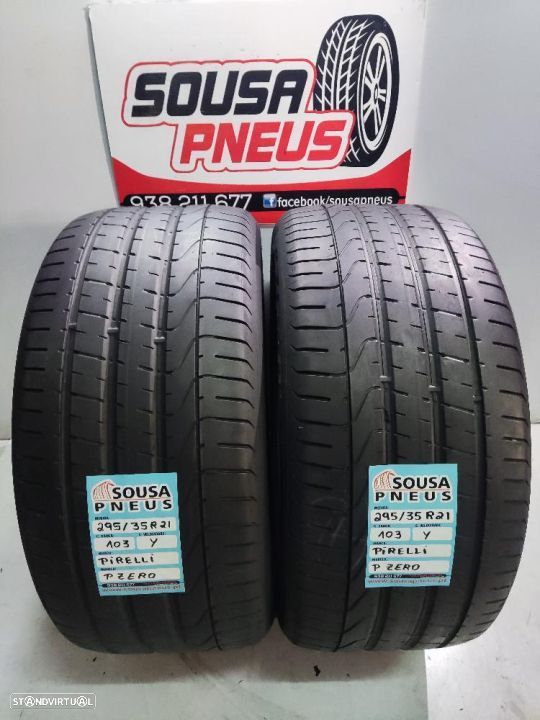 2 pneus semi novos 295-35r21 pirelli - oferta dos portes 180 EUROS