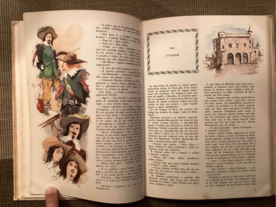 Livro OS 3 MOSQUETEIROS de Alexandre Dumas. Clássicos Verbo Juvenil