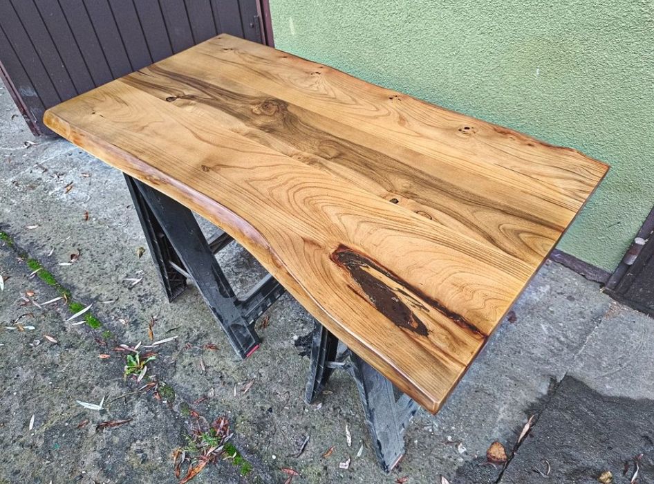 Blat 124x66-68 Live Edge orzech na ławę biurko stolik kawowy