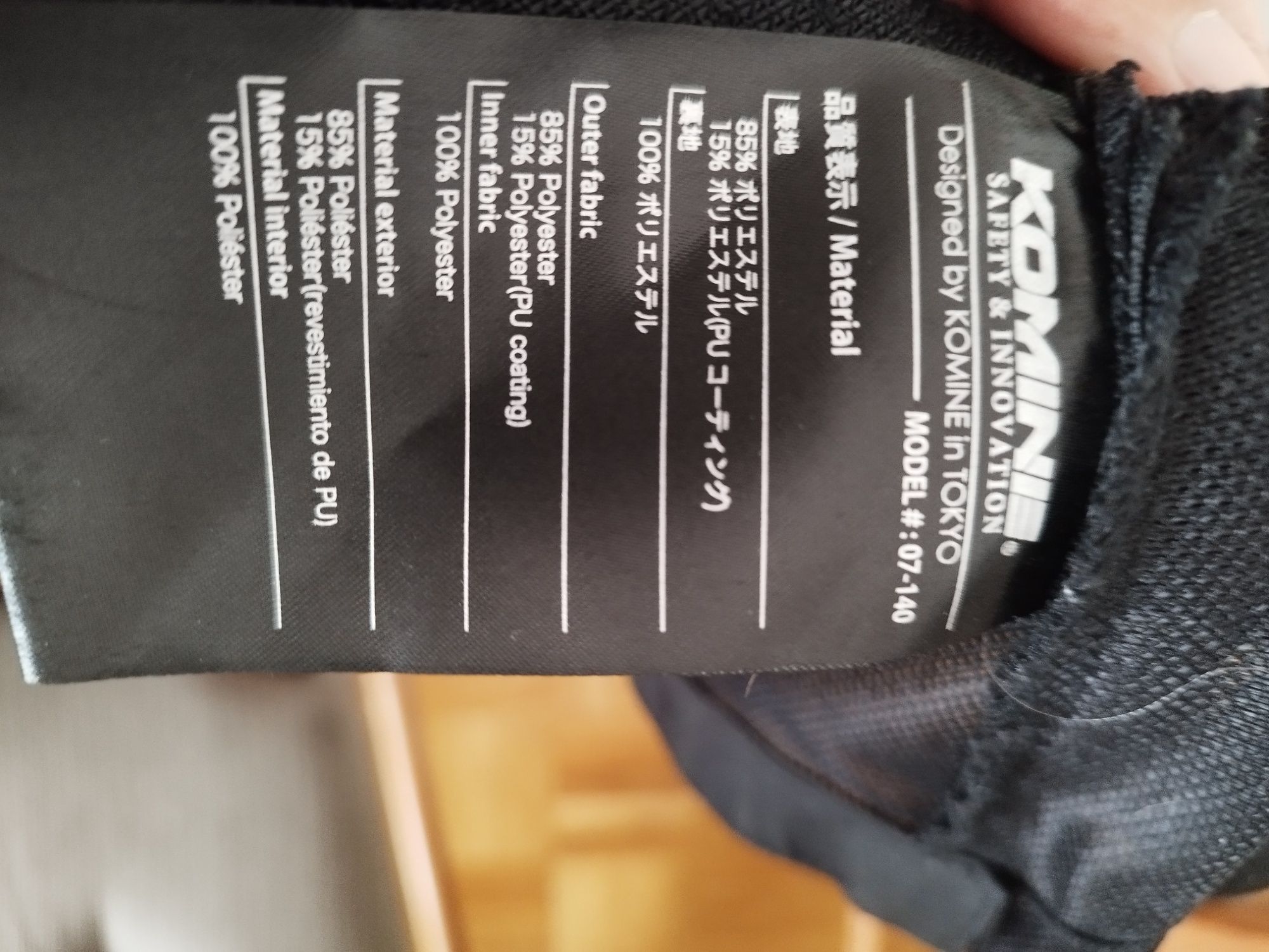 KOMINE Jaqueta Protecção