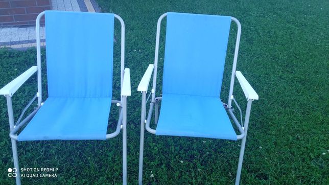 Składane krzesła ogrodowe, plażowe