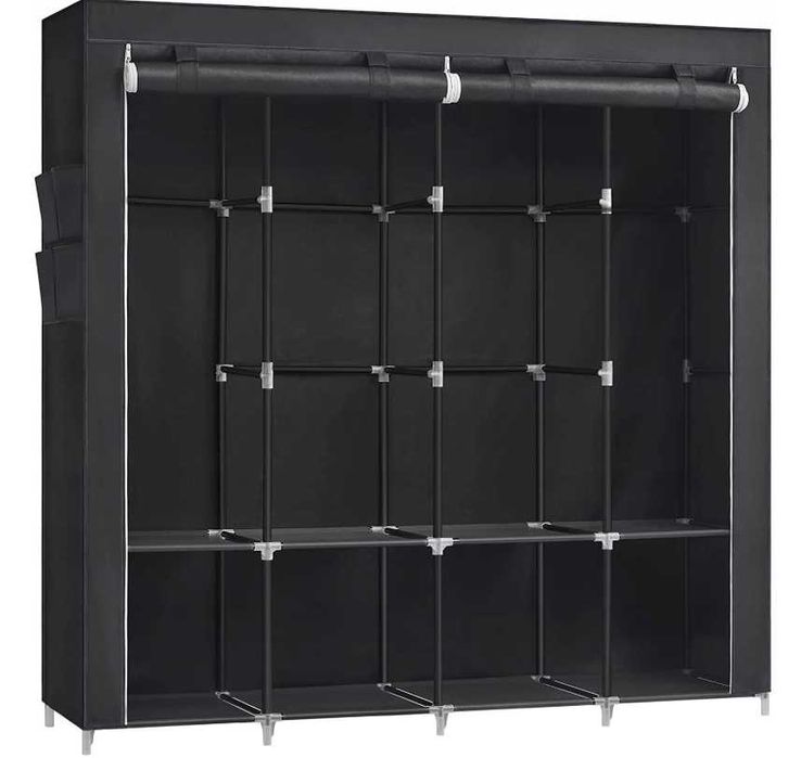 Garderoba szafa z przegrodami, kieszeniami 170 x 167 x 45CM