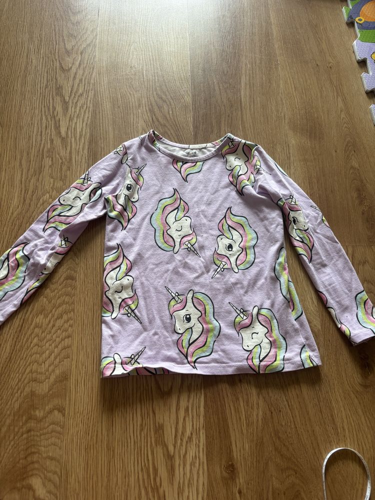 bluza jednorożec  H&M rozmiar 110-116