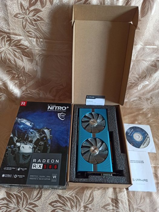 Видеокарта Sapphire RX 580 8GB Nitro+ SE