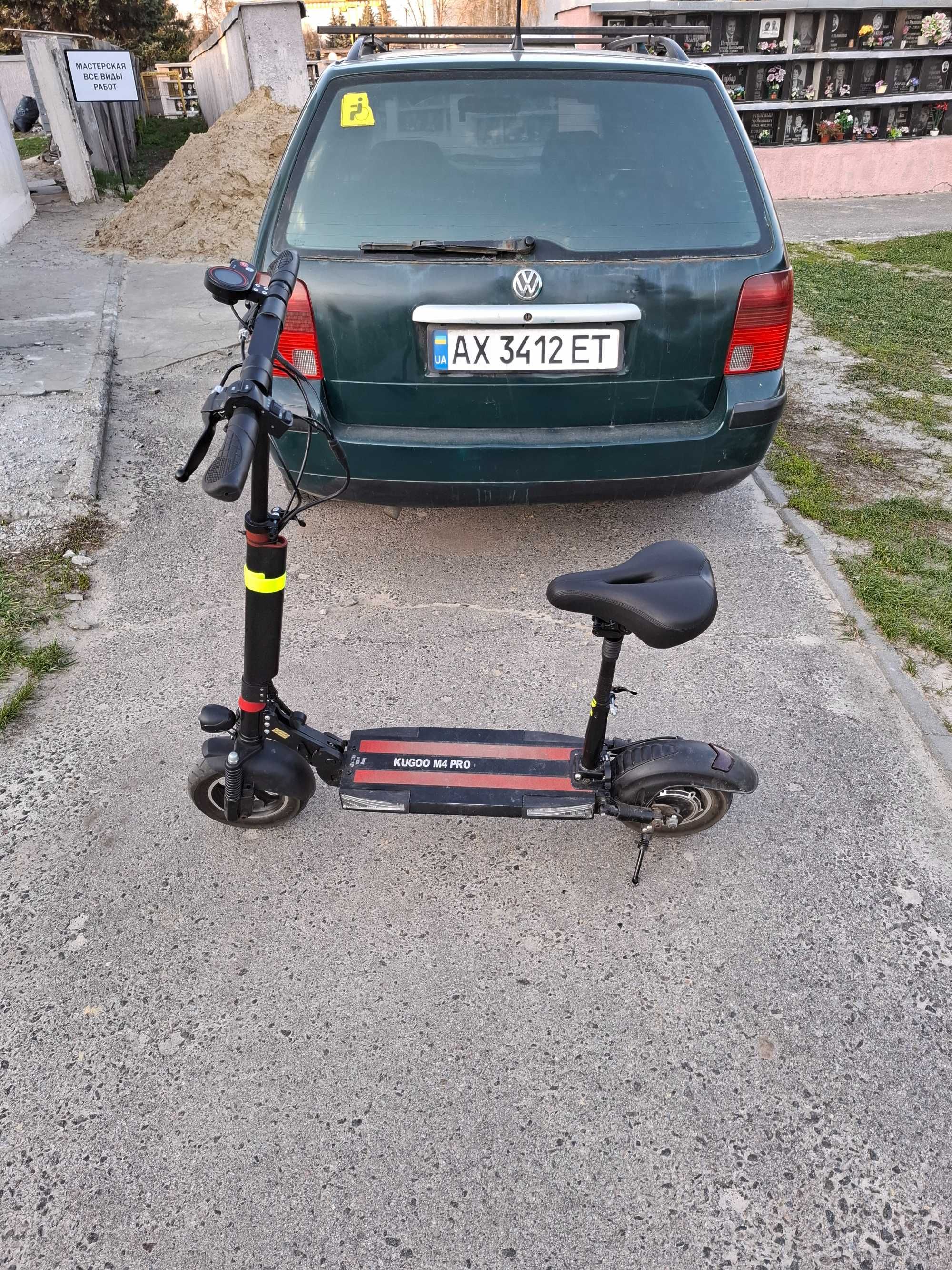 электросамокат KUGOO М4 PRO  17 ah 1000 vat 48v   Цена снижена