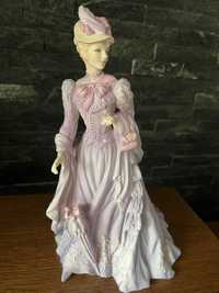 Dama figurka Coalport Irene Forsyte Saga  porcelana biskwitowa