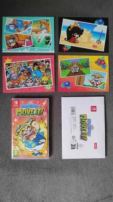 Nowa w folii gra Nintendo Switch WarioWare: Move It! + dodatki