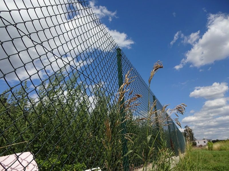 Siatka ogrodzeniowa powlekana kolor zielony, 1,5 m wysoka, 11,7zł mb