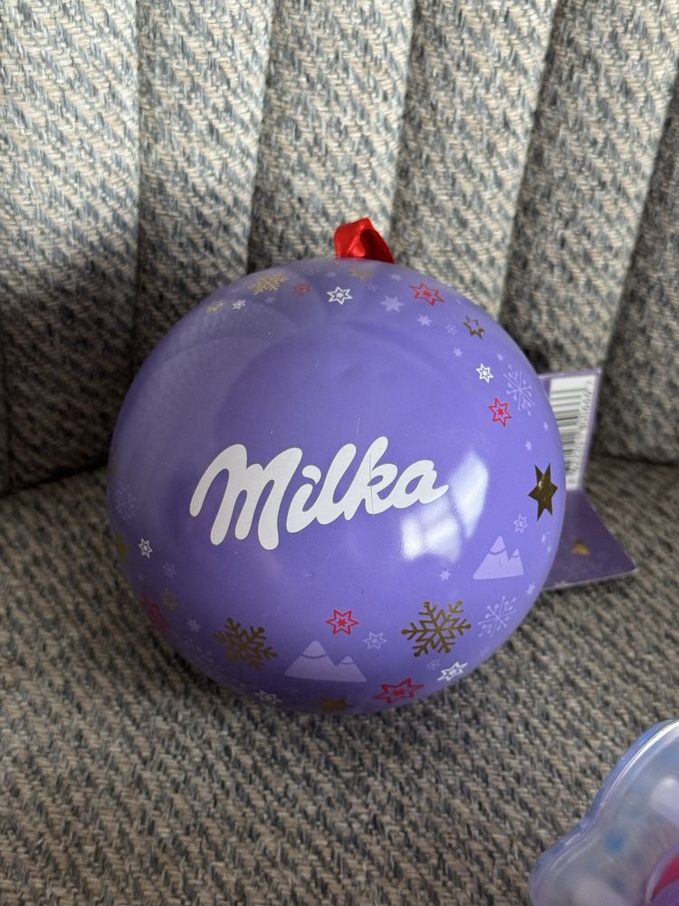 Metalowa bombka Milka