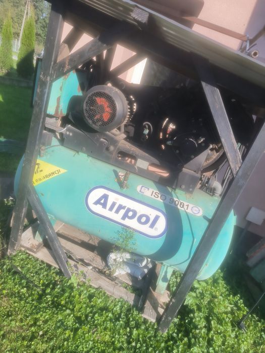 Sprężarka kompresor 500 l duży Sprawny dobry stan piaskowanie
