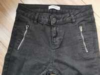 Spodnie czarny jeans Zara 34