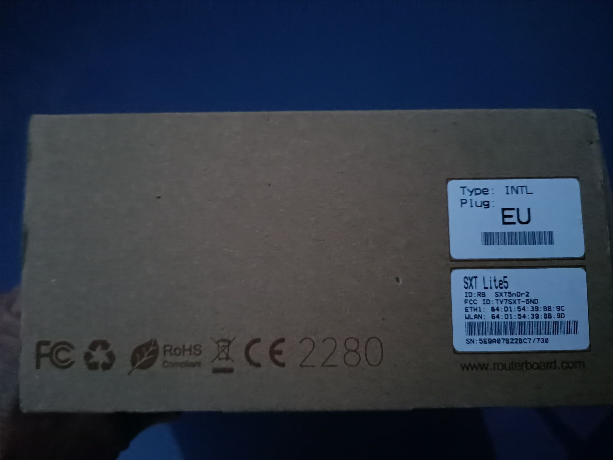 Mikrotik SXT router SXT5nDr2 5Ghz