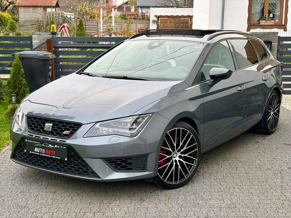 Seat Leon 2.0TSI 290KM CUPRA ST manual 2016 /100% oryginał /ALU19/SOUND/panorama