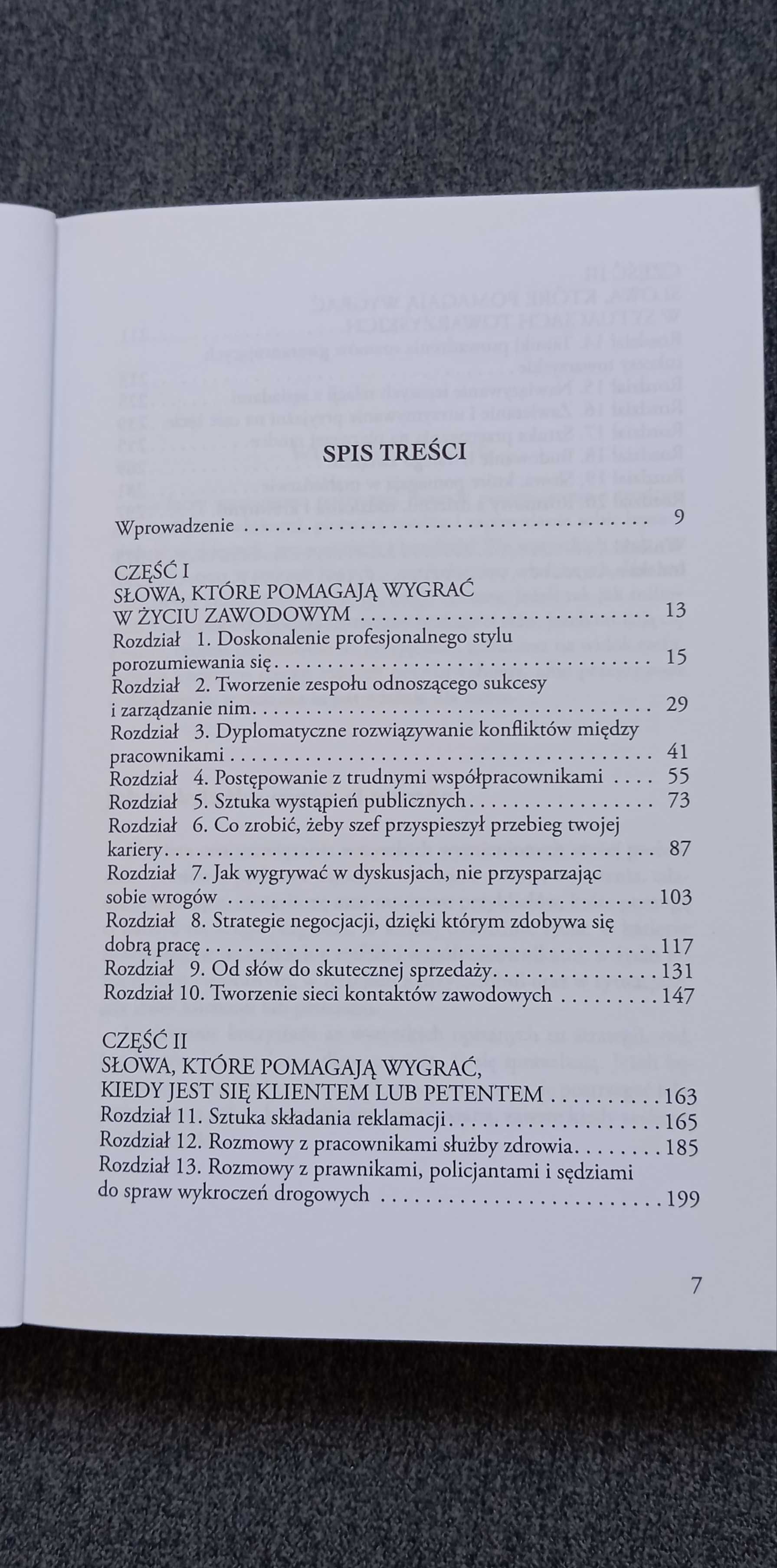 Książka Słowa które pomagają wygrać