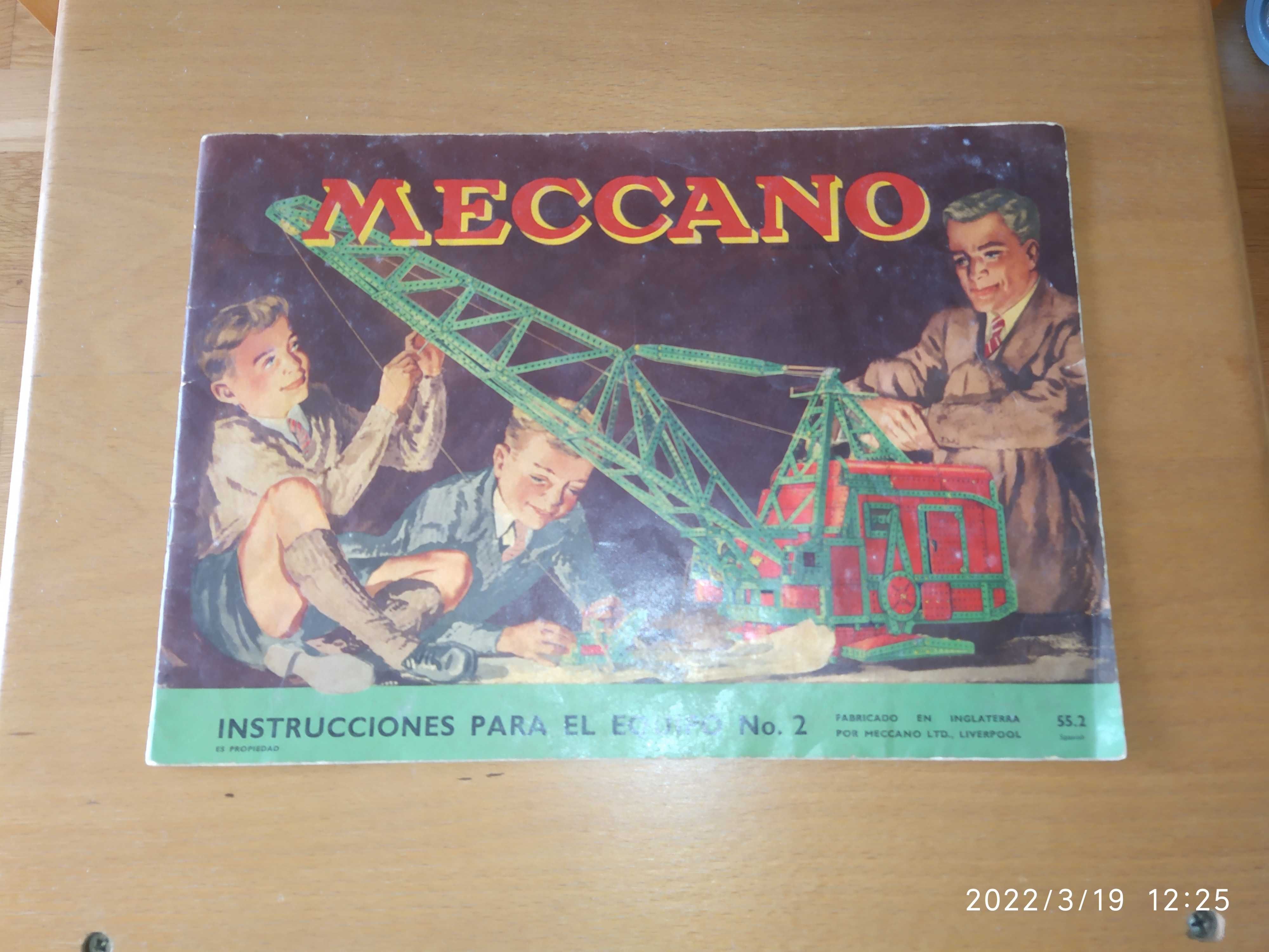 ##pack Meccano nº1 & nº2 incompleto com manual (vintage/em francês)##