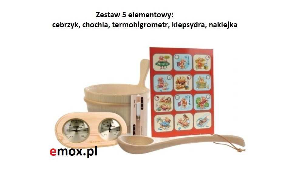 Sauna zewnętrzna fińska Musta Megiw 2x4 m LED+Prezent