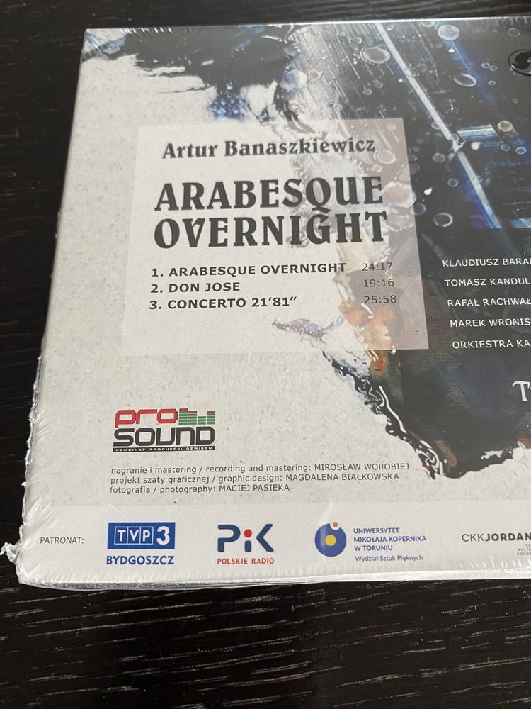 Płyta CD Artur Banaszkiewicz „ Arabesque overnight”