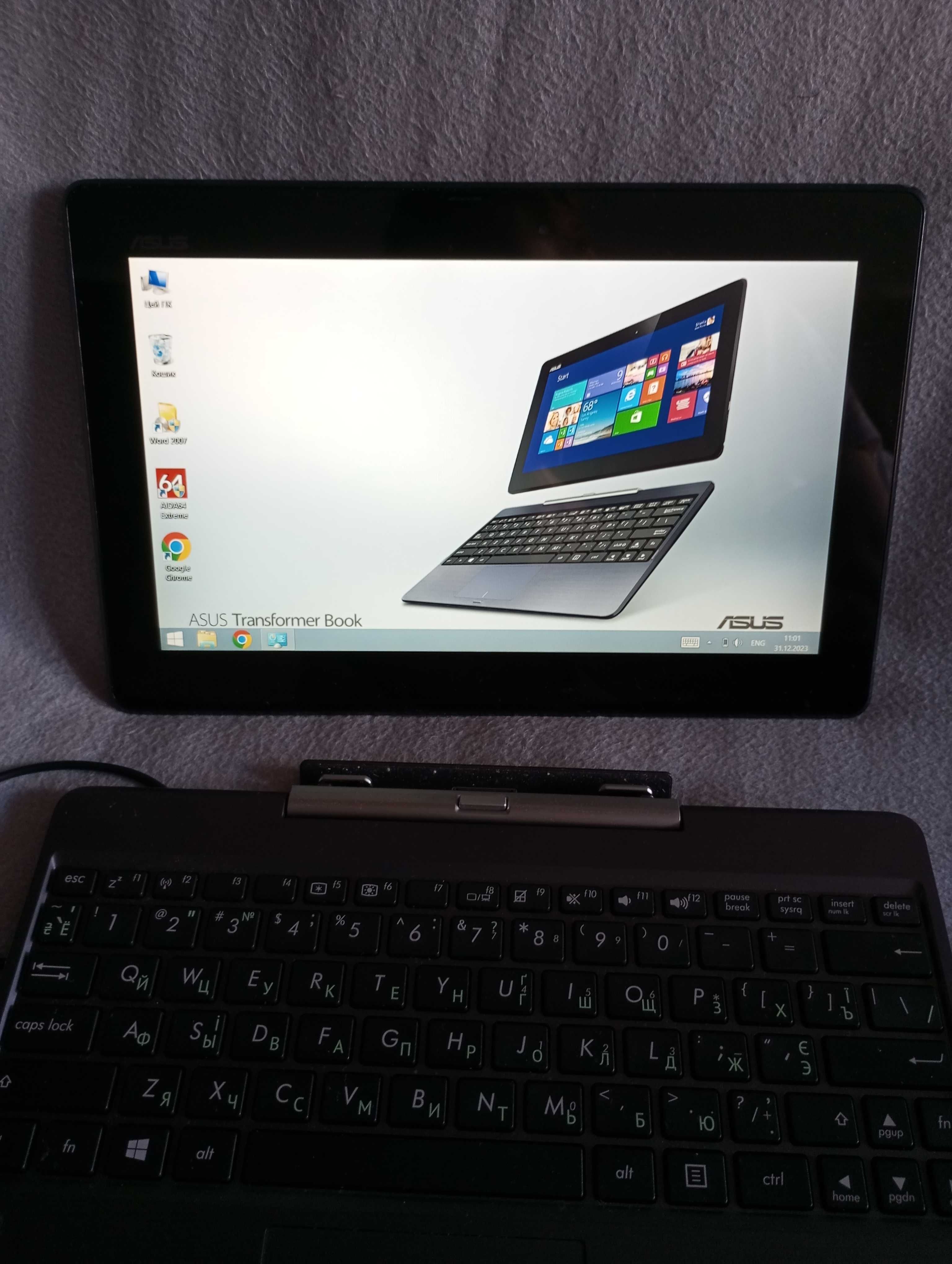 Ноутбук- планшет трансформер ASUS Transformer Book T100TAM