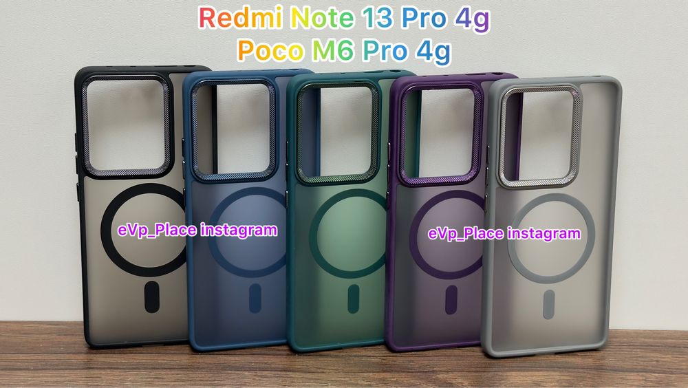 Чохол Redmi Note 13 Pro 4g / Poco M6 Pro 4g MagSafe Camera чехол