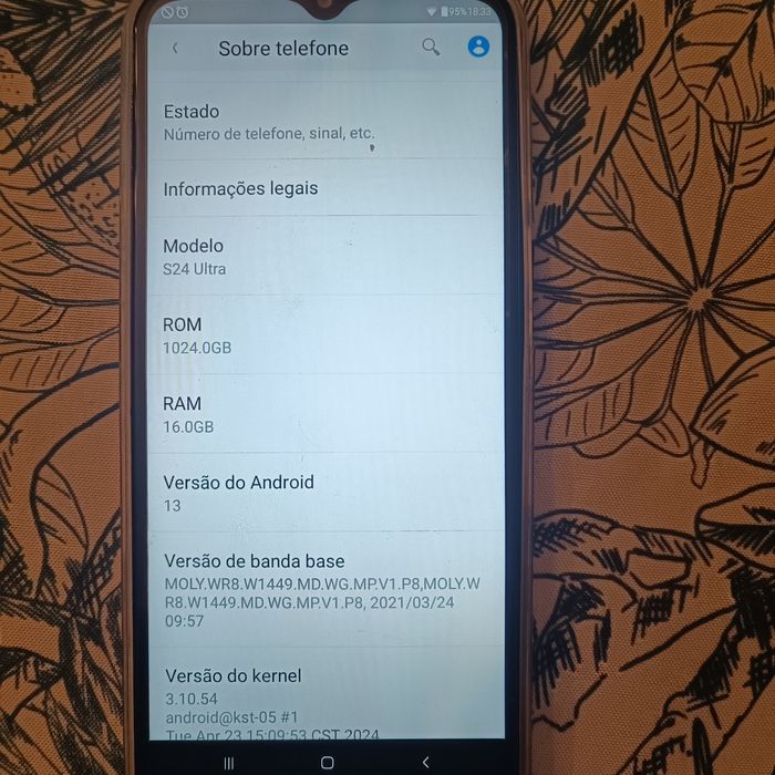 Telemóvel incell S24 ultra