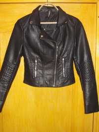 Куртка черная косуха эко-кожа размер м