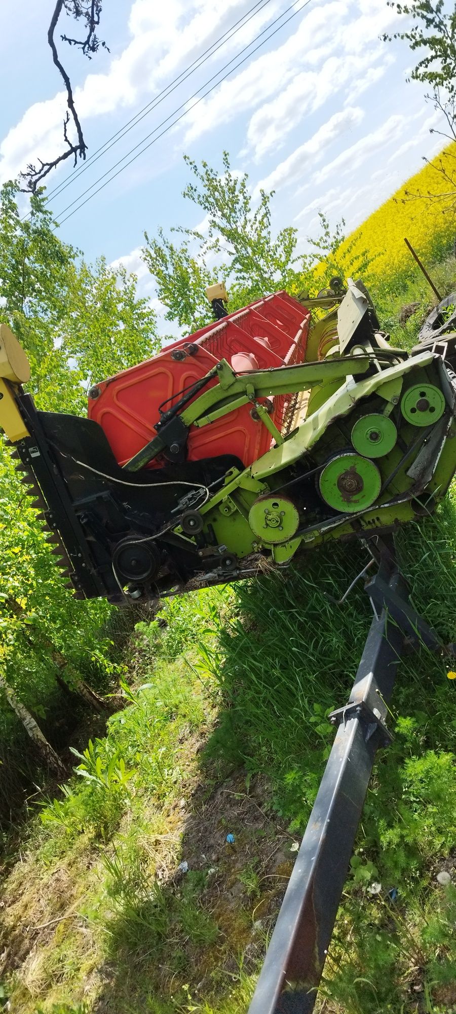 Claas lexion 460 Stół do rzepaku przystawka kukurydzy