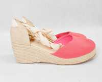 Espadryle damskie na słomianej koturnie LA REDOUTE 23,0 cm 37 BD0056A