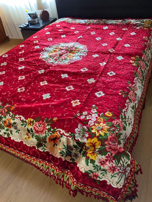 Colchas de VELUDO antigas.