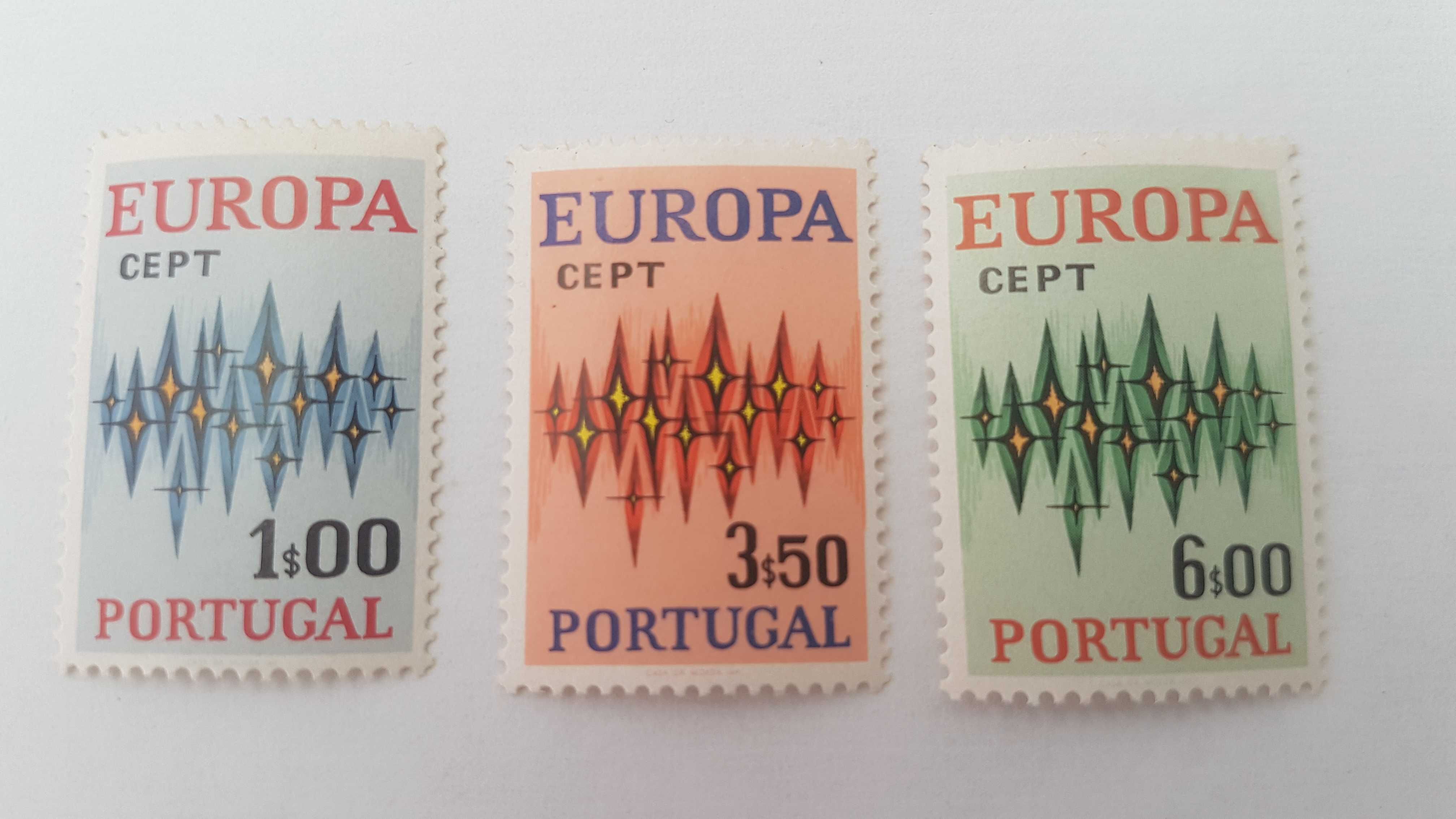 3 Selos Europa - Novos sem Carimbo