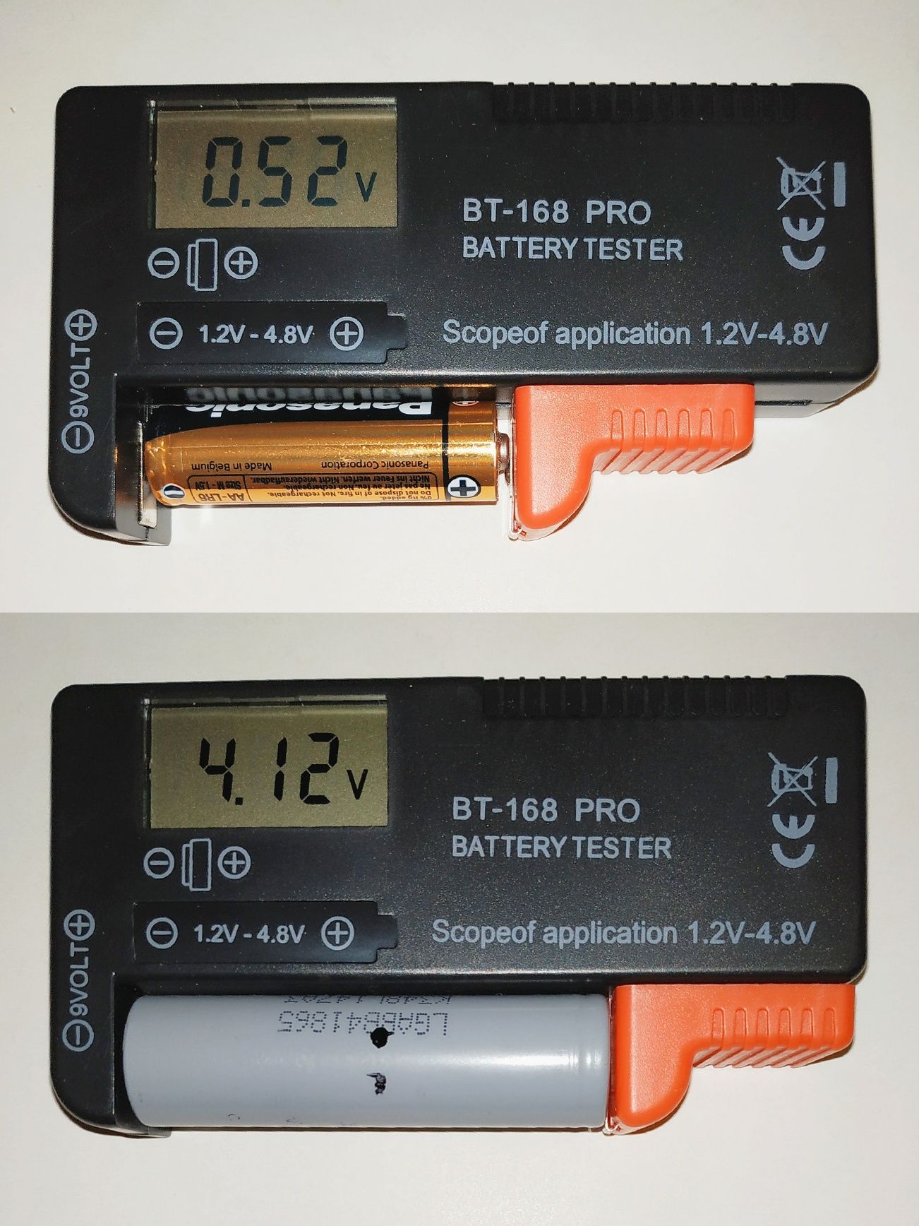 BT-168 PRO цифровой тестер батареек и аккумуляторов