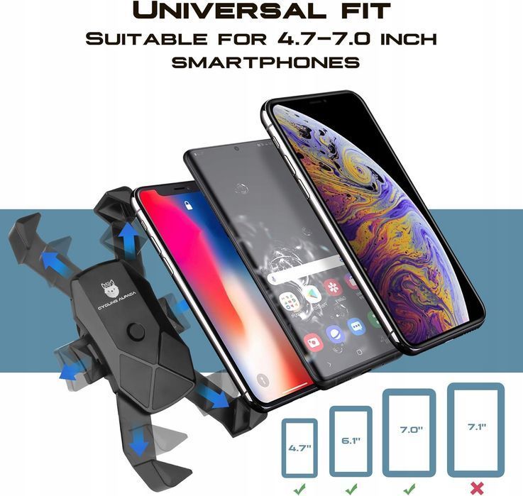 rowerowy uchwyt na telefon alpaca