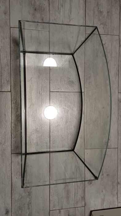 Akwarium panoramiczne 50cm 45L z pokrywa float