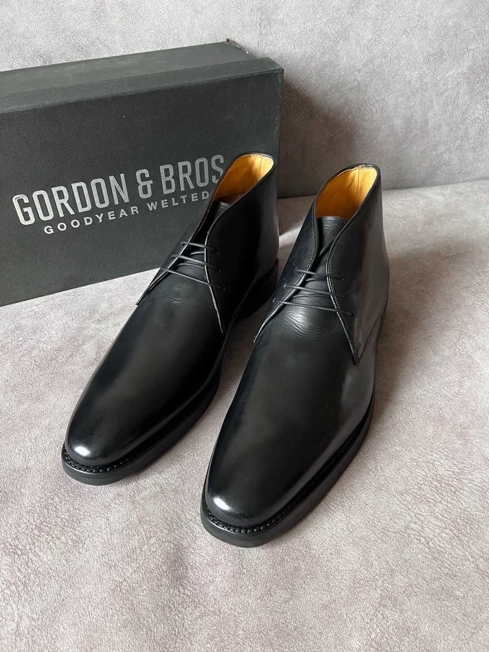 Брендові Шкіряні Черевики Gordon&Bros 46р