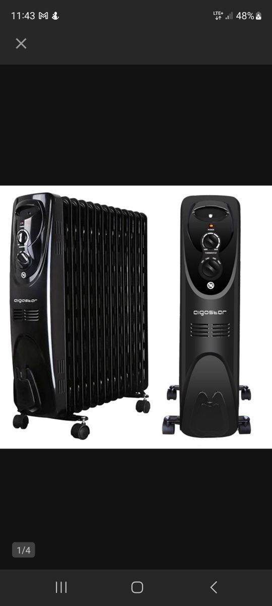 Grzejnik elektryczny olejowy Aigostar 2300 W