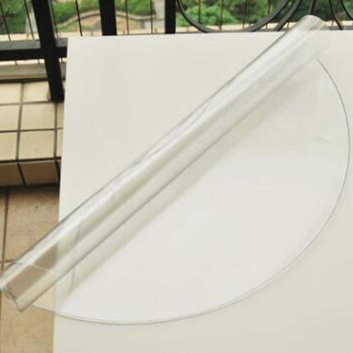 Przezroczysty obrus PVC 2 mm okrągły  110 cm wodoodporny