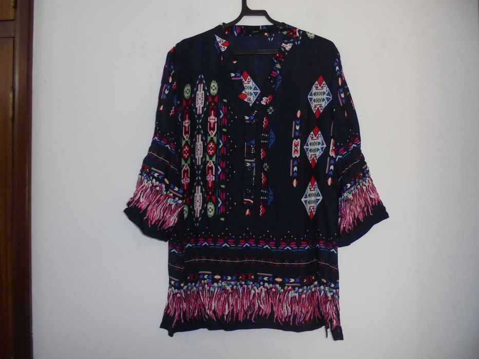 túnica de senhora várias cores