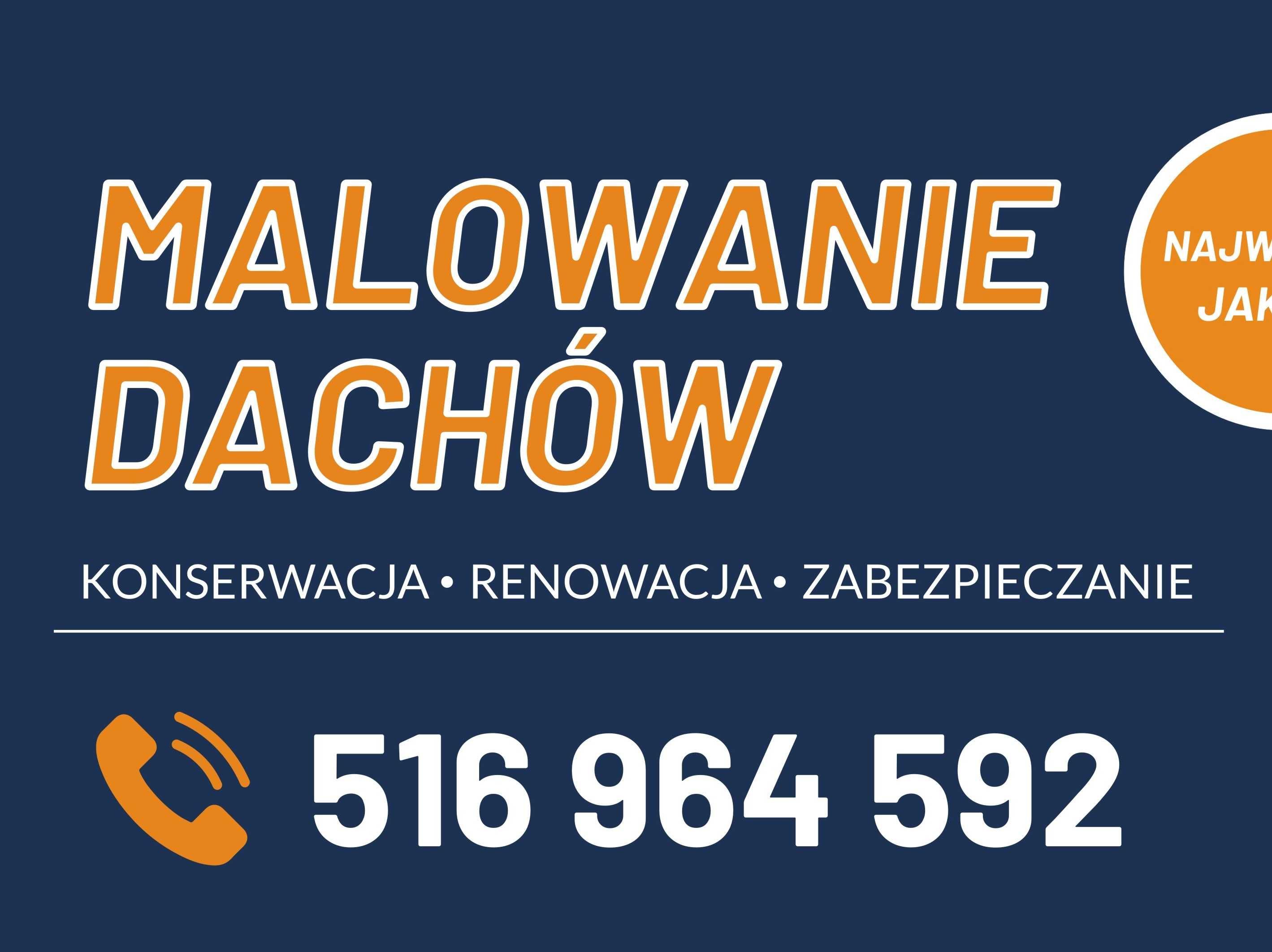 Malowanie dachów Mycie Konserwacja