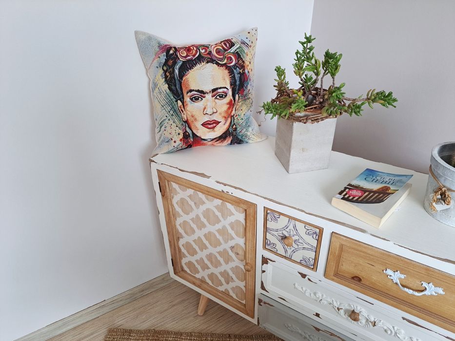 Poszewka gobelinowa ozdobna na jaśka 45x45 cm 113 Frida Kahlo