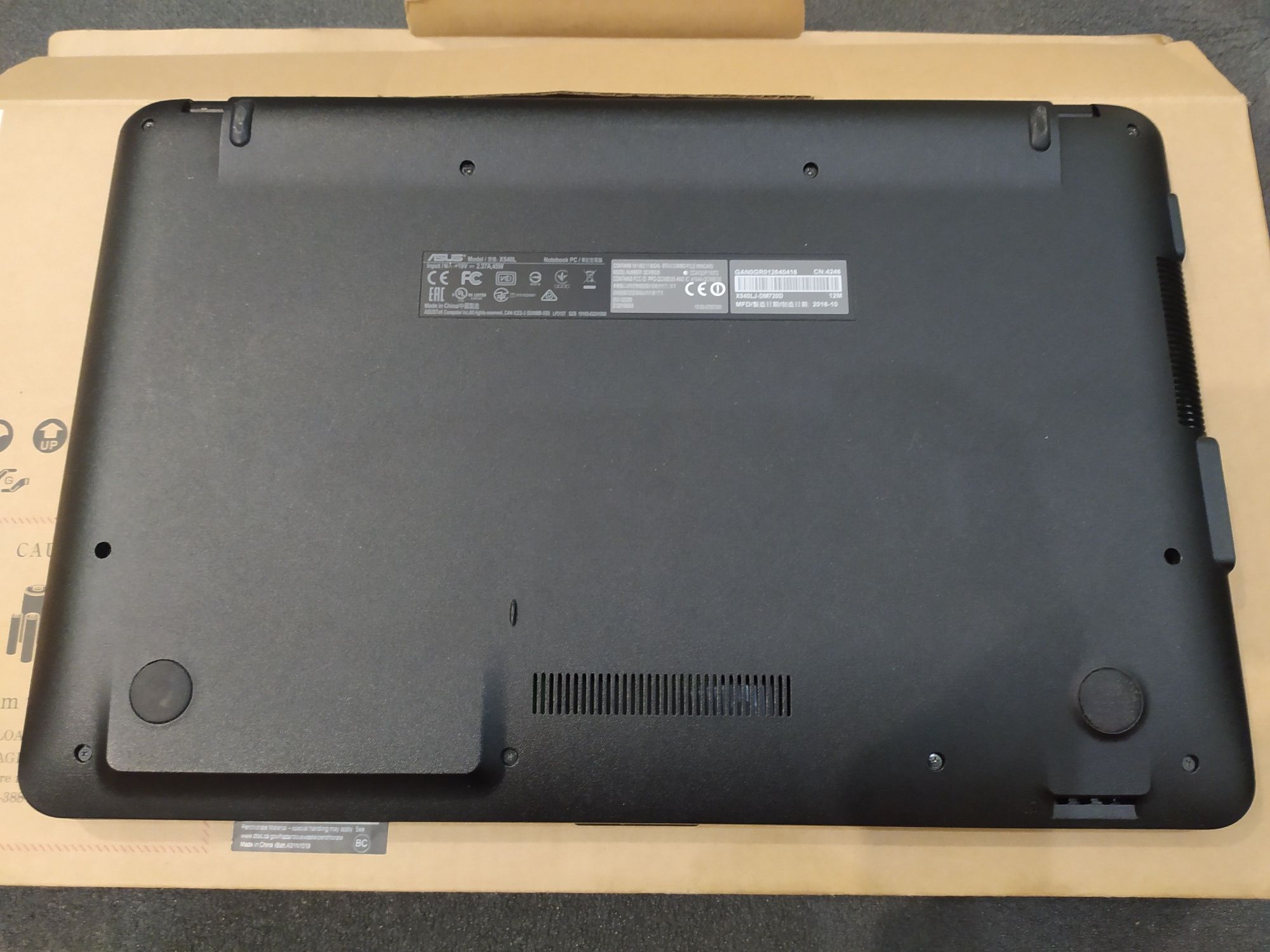 Ноутбук Asus X540L, i3/15,6"/ram4gb/hdd500gb/video2gb