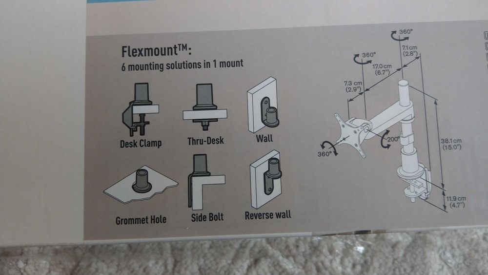 Кронштейн (крепление для монитора) Vogels PFD 8522 Silver